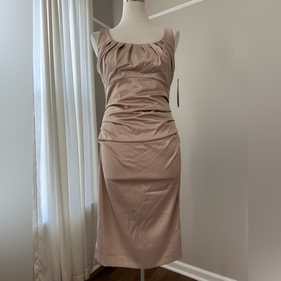 Suzy chin for Maggy boutique dress size 10. Champagne color. - Picture 1 of 5